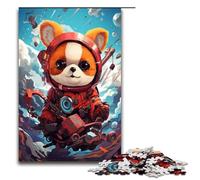 Puzzle da 1000 pezzi Baby Robot Red Panda di Splatters Molti puzzle spessi e colorati per adulti Giochi per famiglie in legno 75x50 cm