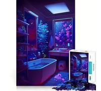 Puzzle da 1000 pezzi "Bagno di magia" con tagli precisi,gioco cognitivo per lo sviluppo delle capacità cognitive,ideale per momenti di relax e come regalo di compleanno (50x75cm)