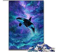 Puzzle da 1000 pezzi "Balena dei sogni", puzzle impegnativo per adolescenti, perfetto come decorazione per la casa o come regalo (dimensioni 26x38cm)