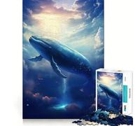 Puzzle da 1000 pezzi Balena del Vuoto per adulti,gioco di memoria divertente,componenti robusti e ben definiti, alleviare lo stress (38x26cm)
