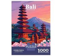 Puzzle Da 1000 Pezzi Bali Indonesia Puzzle Per Adulti Gioco Rompicapo Decorazione Perfetta Regali Unici Per Compleanno E Natale 52x38cm/1000pcs