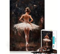 Puzzle da 1000 pezzi "Ballerina sotto i riflettori" Gioco di precisione e cognitivo Giocattolo per il tempo libero Regalo di Natale (38x52cm)