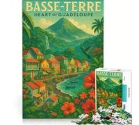 Puzzle da 1000 pezzi BASSE-TERRE | 38x26cm Giochi divertenti da costruire con pezzi di forme casuali che si incastrano perfettamente.