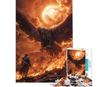 Puzzle da 1000 pezzi - Battaglia infuocata con la fenice Difficile e stimolante ma divertente e umoristico Gioco impossibile per ragazzi dai 14 anni in su (38x52cm)