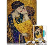 Puzzle da 1000 pezzi "Beautiful Woman" per adolescenti e adulti, sfida difficile antistress, migliora l'amore tra coppie, 38x26cm