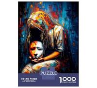 Puzzle Da 1000 Pezzi Behind The Mask - Abstract Expressionism Puzzle Per Adulti Gioco Rompicapo Corsa Di Velocità Manuale Regali Unici Per Compleanno E Natale 70x50cm/1000pcs