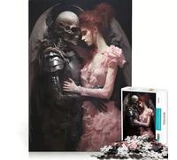 Puzzle da 1000 pezzi "Bellezza da brividi", giocattolo decorativo da parete, impegnativo da completare, per rafforzare l'amore tra le coppie 38x26cm