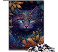 Puzzle da 1000 pezzi.bellissimi puzzle in cartone raffiguranti il gatto della giungla.per adulti.dimensioni 26x38cm.ideali per gli innamorati.perfetti come regalo di Natale.Capodanno e San Valentino.