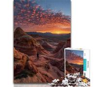 Puzzle da 1000 pezzi Bellissimo fiume di montagna Puzzle da 1000 pezzi per adolescenti arte a carboncino per uccidere il tempo in casa per la decorazione della casa (26x38cm)