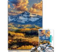 Puzzle da 1000 pezzi Bellissimo fiume di montagna Puzzle da 1000 pezzi per adolescenti Regali Migliora l'amore tra coppie per età 14 (38x26cm)