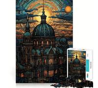 Puzzle da 1000 pezzi,Berlino,Dark Art Nouveau,gioco di precisione e cognitivo,ideale per il tempo libero e come regalo di Natale (38x26cm)