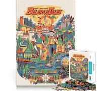 Puzzle da 1000 pezzi "Berlino,fiabe estive",taglio preciso,gioco di logica,gioco rilassante,regalo di Natale (38x52cm)