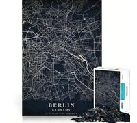 Puzzle da 1000 pezzi Berlino Germania Taglio preciso Divertente Gioco di pensiero Divertente Tempo lento Divertimento Natale Casa Arte (38x26cm)