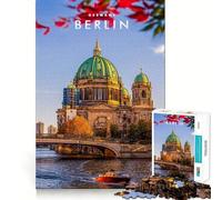 Puzzle da 1000 pezzi Berlino,Germania Taglio preciso,divertente,stimolante per la mente,gioco rilassante,ideale per Natale e per la casa (50x75cm)