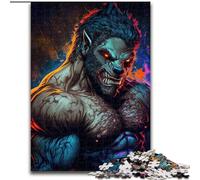Puzzle da 1000 pezzi "Bestia feroce" per adulti e ragazzi, adatto a bambini dai 14 anni in su, ideale come regalo per tutta la famiglia (50x75cm)