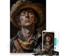 Puzzle da 1000 pezzi Billy the Kid e il cowboy Taglio liscio Gioco cognitivo Regalo per momenti di relax Gioco di compleanno (50x75cm)