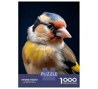 Puzzle Da 1000 Pezzi Bird Goldfinch Closeup Puzzle Per Adulti Gioco Rompicapo Decorazione Perfetta Regali Unici Per Compleanno E Natale 38x26cm/1000pcs