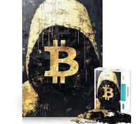 Puzzle da 1000 pezzi Bitcoin Trader Taglio preciso Gioco divertente per pensare Gioco divertente Tempo lento Divertimento Natale Casa Arte (38x26cm)