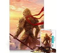 Puzzle da 1000 pezzi "Black Myth Wukong Sunset" con ritagli precisi,gioco di logica,facile da giocare,regalo divertente per compleanno 50x75cm