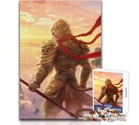 Puzzle da 1000 pezzi Black Myth Wukong Sunset per adulti e adolescenti, gioco creativo di risoluzione dei problemi, idea regalo memorabile e sentita, dimensioni 38x52cm