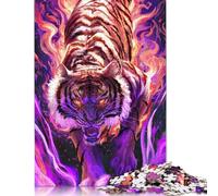 Puzzle da 1000 pezzi "Blaze of Fury", puzzle in legno, giocattoli educativi, regali di Natale, 1000 pezzi (75x50 cm)