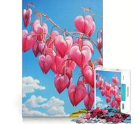 Puzzle da 1000 pezzi "Bloom in Bleeding Hearts" con ritagli precisi,gioco stimolante per la mente,facile da giocare,regalo di compleanno ideale per chi ama pensare 38x52cm