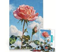 Puzzle da 1000 pezzi "Bloom in Rose" con bordi perfetti,gioco di allenamento mentale,divertimento a ritmo lento,regalo di compleanno 50x75cm
