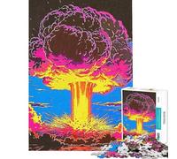 Puzzle da 1000 pezzi "Bomba Atomica" per adolescenti ideale per passare il tempo durante le vacanze a casa una sfida stimolante da completare e un regalo antistress 38x26cm