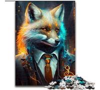 Puzzle da 1000 pezzi Boss Black Leopard, puzzle per adulti, gioco interattivo per famiglie da 1000 pezzi, decorazione fai da te per la casa, sfida per la mente (dimensioni 26x38cm)