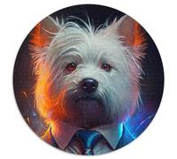 Puzzle da 1000 pezzi Boss Dog, puzzle difficili per adulti, gioco di attività per famiglie per adolescenti, rompicapo impegnativo (67,5x67,5 cm)