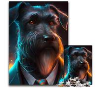 Puzzle da 1000 pezzi Boss Dog, puzzle impegnativi perfetti per adolescenti e collezionisti, ideale come decorazione per la casa e regalo da viaggio, 26X38CM/10,23x14,96 pollici.