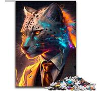 Puzzle da 1000 pezzi Boss Ocelot, puzzle impossibili per adulti, idea regalo per le feste, opera d'arte umoristica, opera d'arte dettagliata (dimensioni 26x38cm)