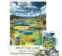 Puzzle da 1000 pezzi British Columbia Travel | Decorazioni artistiche per la casa: rafforza l'amore tra le coppie con poster e foglio di curiosità abbinati. 38x26cm