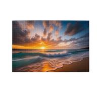 Puzzle da 1000 pezzi BROLEO Beach Maui Hawaii tramonto onde del mare nuvole stampa puzzle educativi in legno intellettuale, puzzle divertenti, puzzle antistress