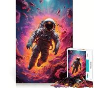 Puzzle da 1000 pezzi "Buco Nero" di tanti colori,gioco di incastro preciso,stimola la logica,ideale per il tempo libero e come regalo di compleanno 50x75cm