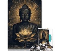 Puzzle da 1000 pezzi Buddha Art per adolescenti, regalo per antistress, sfida difficile, migliora l'amore tra coppie (38x26cm)