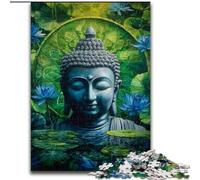Puzzle da 1000 pezzi "Buddha della giungla", gioco interattivo per famiglie, adatto a partire dai 14 anni (dimensioni 50x75cm)