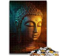 Puzzle da 1000 pezzi Buddha Graffiti per adulti e adolescenti, giochi rilassanti che migliorano l'amore tra coppie per bambini dai 14 anni in su, 50x75cm