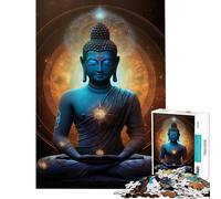 Puzzle da 1000 pezzi Buddha Sfera Cosmica Galassia Difficile e Sfida Decorazione per la Casa Gioco Manipolativo per 14+ Gioco di Puzzle Offerto (50x75cm)