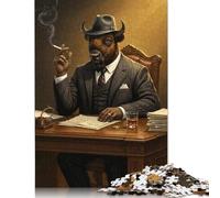 Puzzle da 1000 pezzi Buffalo Crime Lord per adulti e adolescenti, giochi educativi per la casa, giocattoli fai da te, regali di Natale, 1000 pezzi (38x26 cm)
