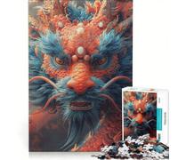 Puzzle da 1000 pezzi Buon Anno Drago, gioco interattivo, regalo di compleanno, compleanno e Natale 50x75cm
