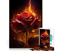 Puzzle da 1000 pezzi "Burning Love V Flawless Fit Art Mind Challenge Toy" - Gioco divertente per il tempo libero,regalo di compleanno (50x75cm)