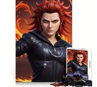 Puzzle da 1000 pezzi "Burning Red Head" per adolescenti, stimola la mente, è un passatempo piacevole e rilassante, con bordi precisi Regalo di Natale ideale (50x75cm)