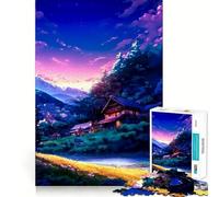 Puzzle da 1000 pezzi,cabina,taglio premium,gioco,esercizio mentale,pace,divertimento,regalo di compleanno (38x52cm)