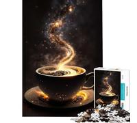 Puzzle da 1000 pezzi "Caffè Cosmico" un gioco avvincente per coltivare la pazienza rilassante e stimolante ideale come regalo educativo per il Secret Santa (dimensioni 50x75cm)