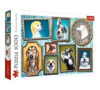Puzzle da 1000 pezzi - cagnolini allegri, galleria canina