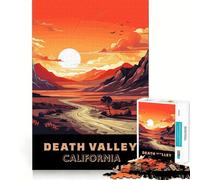 Puzzle da 1000 pezzi California Death Valley Fine Edge Craft Brain Skill Play Relax Game Play Christmas Art Gift (38x52cm)