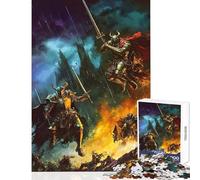 Puzzle da 1000 pezzi Campo di battaglia maledetto Decorazione per la casa Giocattoli Ottimo regalo per giochi Gioco educativo Migliora l'amore tra coppie Dimensioni 38x26cm