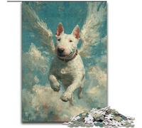 Puzzle da 1000 pezzi "Cane con le ali" per adulti e ragazzi, per 14+ anni Allena il tuo cervello e le tue mani, gioco di Natale, regalo (50x75cm)