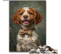 Puzzle da 1000 pezzi Cane felice, aiuta il cervello a esercitare i giocattoli avvincenti per coltivare la pazienza Decorazione perfetta (dimensioni 50x75cm)